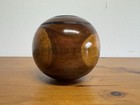 Vintage Lignum Vitae Lawn Bowl Ball Lillywhite Frowd London Club Quality