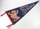 Vintage Nfl Chicago Bears Football Felt Pennant Approx  30 Inches Long