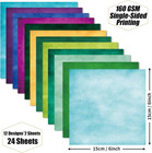 Colorful Scrapbook Paper Pad 6x6 Multi Color Single-sided Colored Paper For Scra