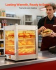 Vevor 3-tier Commercial Food Warmer Display Countertop Pizza Show Cabinet 34l