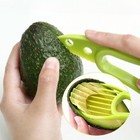3 In 1 Vegetable Slicer Avocado Peeler Multi-function Fruit Cutter Kitchen Tools