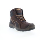 Puma Safety Tornado Soft Toe Ctx Mid Wp Eh Sr Mens Brown Work Boots