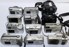 Sony  Fujifilm  Kodak  Olympus Digital Cameras For Repair Lot Of 12 Bundle