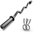 Olympic Ez Curl Bar 47 Inch Weight Lifting Bar Biceps Triceps Home Gym New