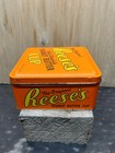 Vintage 1992 Reese s Peanut Butter Cup Metal Tin Container Can Reese   s Hershey