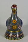 Fine Old Chinese Solid Cloisonne Cranee Box