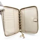 Gucci Gg Canvas Leather Day Planner Notebook Cover With Charm