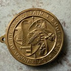1964 - 1965 New York Worlds Fair Oklahoma Bronze Medal Medallic Art Co 