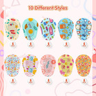 60pcs Adhesive Eye Patches For Kids 10 Styles Cartoon Breathable