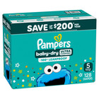 Pampers Baby Dry Diapers Size 5  128 Count