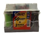 Bic Classic Full Size Pocket Lighter  Assorted Colors   Lot Of 10