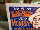 Grand Ole Opry Nashville Tennessee Country Music Blue Grass Sign Picture Plaque