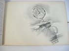 Hans Liska Mercedes- Benz Portfolio Sketchbook  1951 Hardcover  Racing 1st