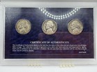 Wwii Silver Nickel Mint Mark Set 1944-p 1944-d 1943-s 35  Silver War Nickels
