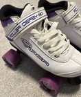 Roller Derby Viper M4 Roller Skates Size 6 White purple Womens