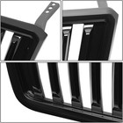 Grf-oh-012-bkz Glossy Black Badgeless Fence Style Front Bumper Grille Grill Comp