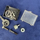 Vintage Singer Sewing Machine Cabinet 2    Lollipop Banjo Hinges Pins Hardware Lot