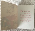 Unused Christmas Girl Angel Wings Star Vtg Greeting Card 1950s 1960s Norcross