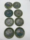 Rare Beautiful 1929 Ohio Art Bluebirds   Blossoms Childs Litho Tin Tea Set 35pc