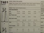Simplicity 7481 Wrap Apron Pattern Uncut S M L Xl  Daisy Kingdom Free Shipping