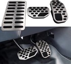 Aluminum Foot Rest Pedal Gas Pedal Cover Brake Pedal Compatible With 2021-2023 F