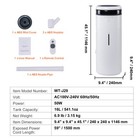 16l Ultrasonic Humidifier Cool Mist Top Fill 1000ml h Large Room 1290 Sq ft 