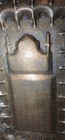 Large Vintage Arabic Brass Tray Depicting Scene Of Islamic Interests Wall Hanger
