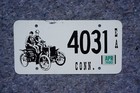 1980 Connecticut Antique Vehicle License Plate   4031