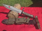 Phrobis Iii M-9 Bayonet Knife W scabbard Bianchi Clip Usa Military Pat  Pend 