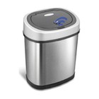 Nine Stars Automatic Bathroom Trash Can  3 Gallon  Motion Sensor Garbage Bin