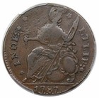 1787 Connecticut Copper  Etlir  Scarce Miller 33 43-hh 2  R5  Pcgs Vf35
