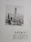 Dell Vecchios Broadway St San Francisco Vintage Restaurant Menu
