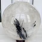 Natural Black Tourmaline Ball Crystal Quartz Sphere Healing Stone 3480g