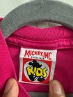 Vtg Mickey Inc Shirt Girls 4t Pink Minnie Mouse Walt Disney World Graphic Tee