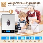 Bascula Digital De Cocina Pesa De Alimentos Comida Gramos Onzas Multifunctional
