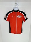 De Marchi Cycling Jersey Size Medium Red Black Full Zip Red Toyota Schwinn