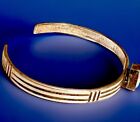 Vtg Running Bear Sterling Silver Fire Opal Cuff Bracelet 6 1 4    Htf 
