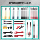 Electrical Multimeter Test Leads Alligator Clip Back Probes Kit For Automotive 