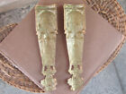 A Pair Of Antique French  Bronze Furniture Ornaments Louis Xvi 19c 