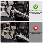 Loschen Sae Ratcheting Wrench Combination Wrench Set 10 Pcs set With 72 Teeth
