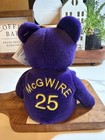 1998 Salvino   s Bamm Beano   s Mark Mcgwire  25 Purple Plush Bear  Nwt