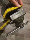 Vintage Fpu 4  Rear Sliding Bench Vise With Swivel Base Made In Poland