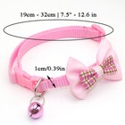 Adjustable Bow Tie Bell Bowknot Collar Necktie Dog Cat Pet Supplies Accessories