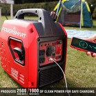 Powersmart 2500-watt Portable Inverter Generator Gas Powered Super Quiet Low Oil