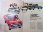Vintage Chevrolet Pickups 1969 Booklet Showroom Sales Brochure