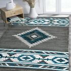 Hr Southwestern Rugs For Cabin Tribal Medallion Carpet For Livingroom