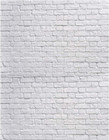 White Brick Wall Backdrop 5x7ft Thin Vinyl Photography Background Studio Prop