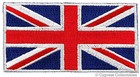 Lot Two Uk Flags Embroidered Patches Iron-on Great Britain British Union Jack