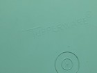 Vintage Tupperware Cold Cut Keeper Container  290 W  Lid  291 Turquoise 9x13 