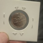 1728 Russian Empire Kopek Copper Cyrillic Script Horseman  Coin